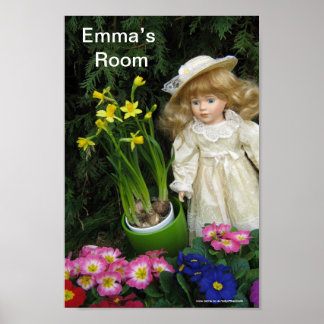 Affiche de la chambre d'Emma