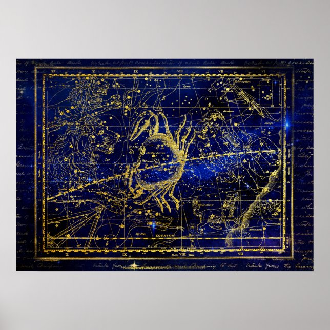 affiche de la constellation du cancer (Devant)