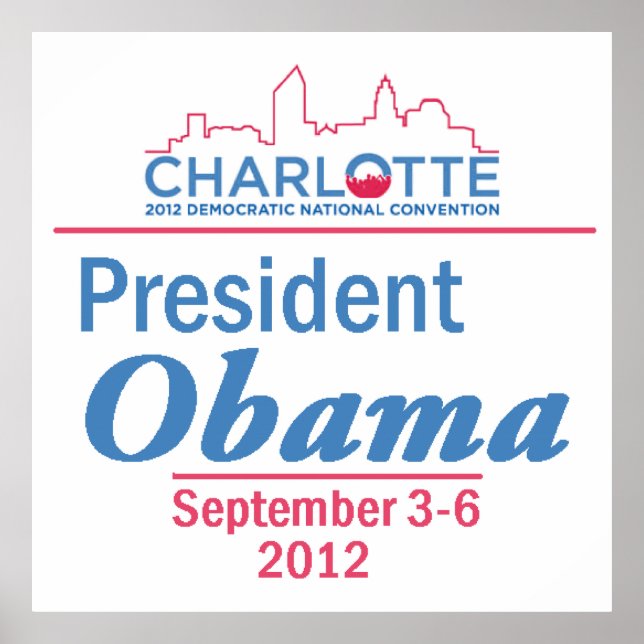 Affiche de la Convention DNC (Devant)