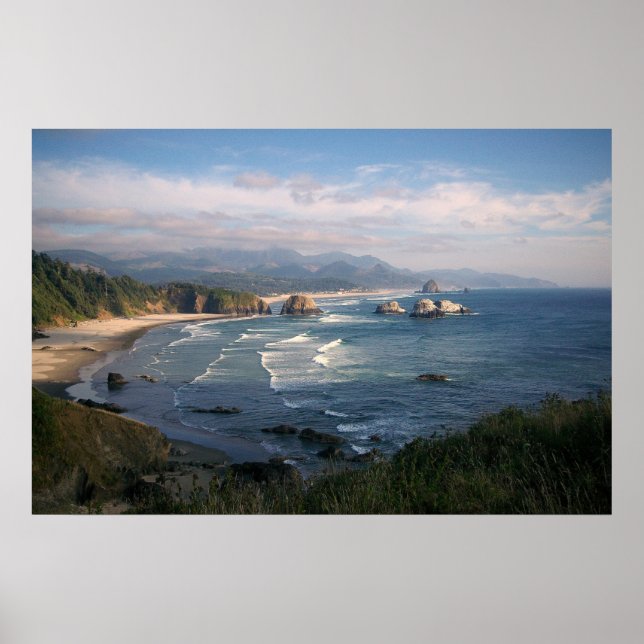 Affiche de la côte de l'Oregon (Devant)