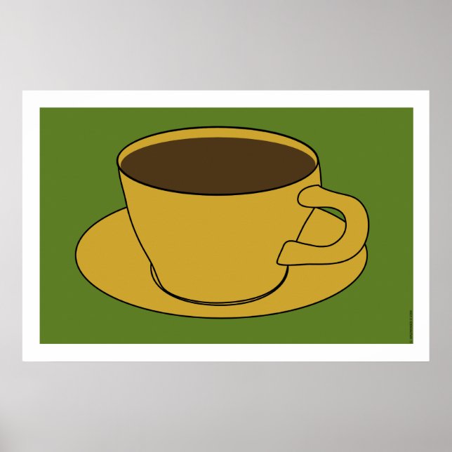 Affiche de la Coupe du café des années 1970 (Devant)