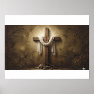 Affiche de la Croix Chrétienne | Mur de Croix en B
