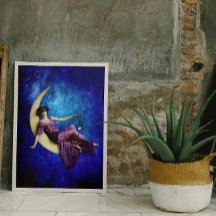 Affiche de la Dame dans la Lune