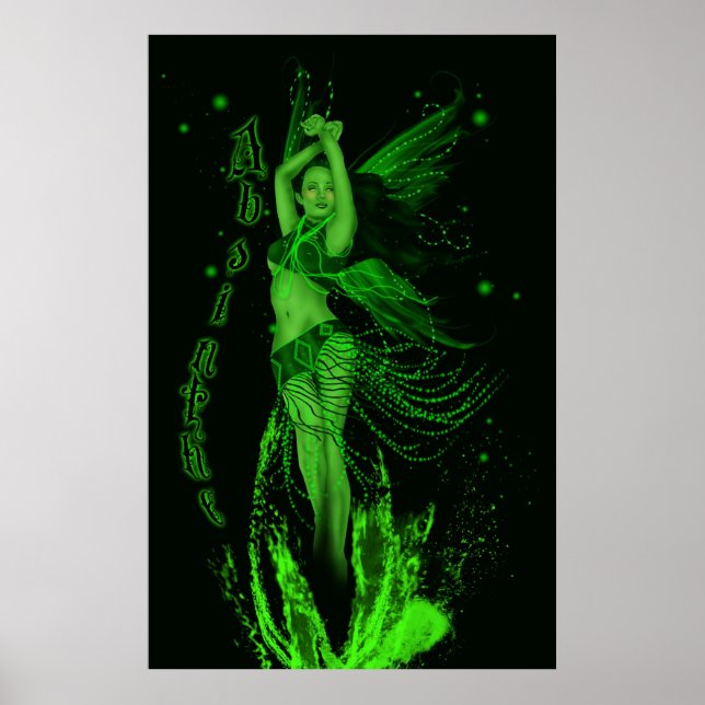 affiche de la fée absinthe (Devant)