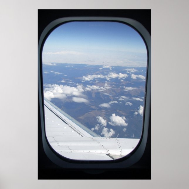affiche de la fenêtre d'avion (à partir de 14.95) (Devant)