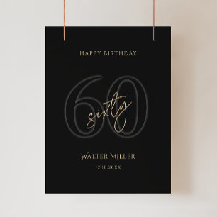 Affiche de la fête d'anniversaire des 60 ans de Bl