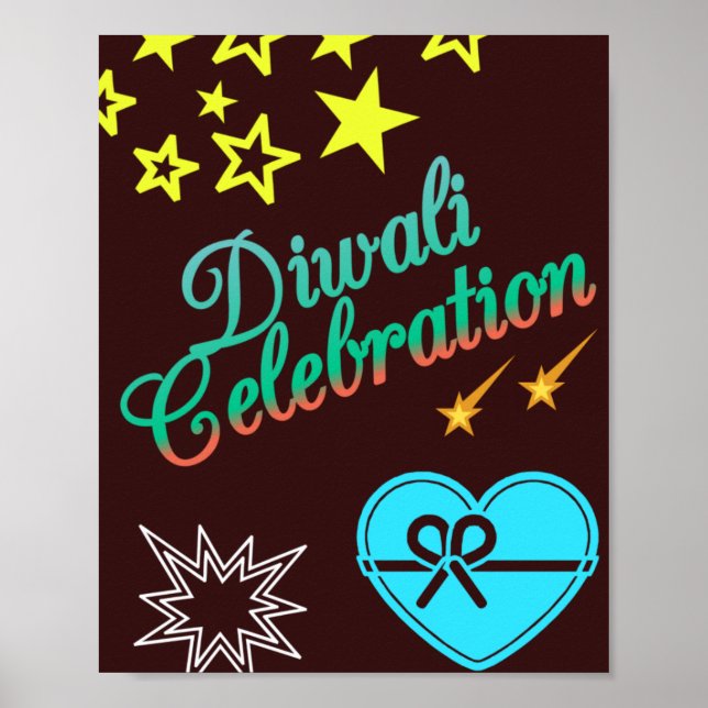 Affiche de la fête de Diwali (Devant)