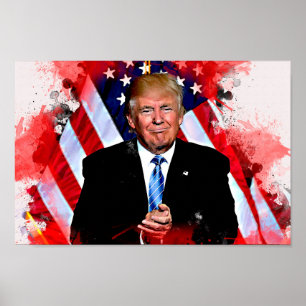 Affiche de la fête de Donald Trump