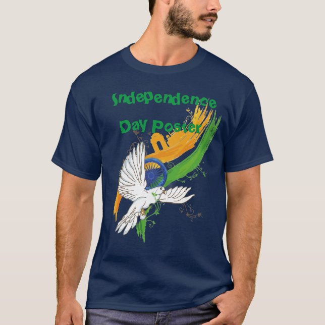 Affiche de la Fête de l'Indépendance des T-shirts  (Devant)
