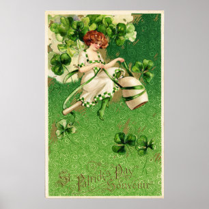 Affiche de la fille de la Saint-Patty