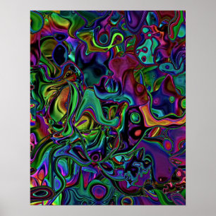 Affiche de la fonte du cerveau