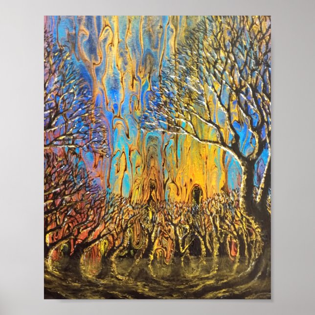 Affiche de la forêt mystique (Devant)
