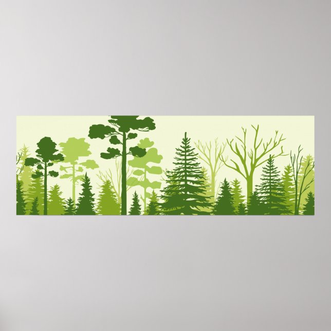 Affiche de la forêt verte (Devant)