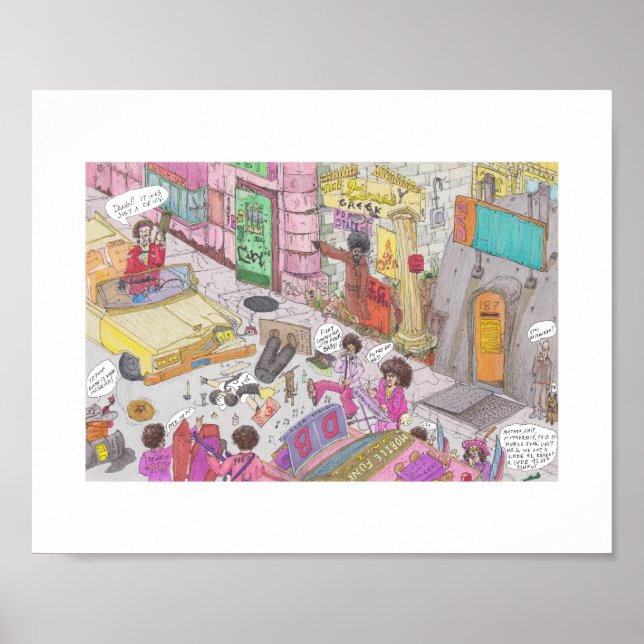 Affiche de la Funérailles Disco Hit and Run (Devant)