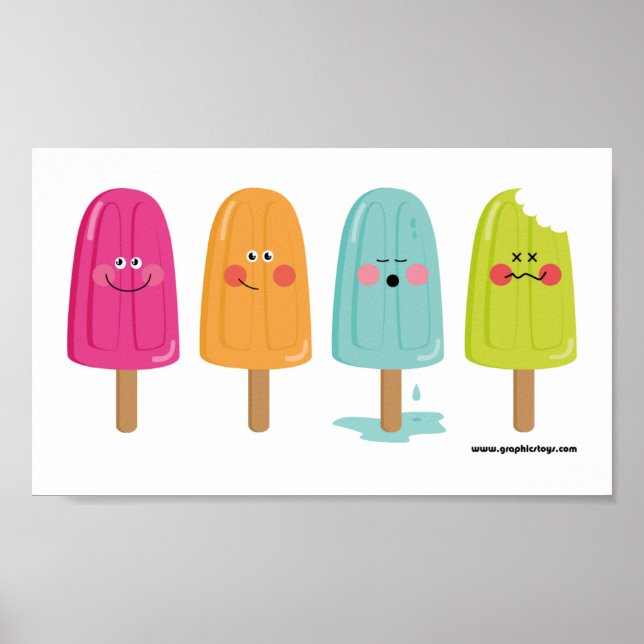 affiche de la glace (Devant)