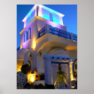 Affiche de la Grèce d'île de Rhodes