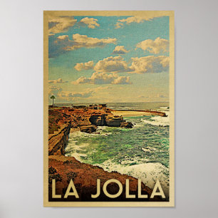 Affiche de La Jolla - copie de Vintage voyage de