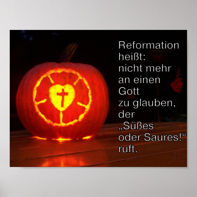 Affiche de la Journée des réformes d'Halloween (Devant)