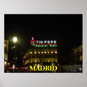 Affiche de la Madrid-Espagne