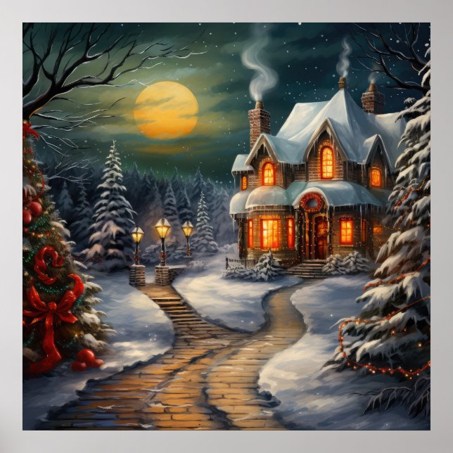 Affiche de la Maison de Noël (Devant)