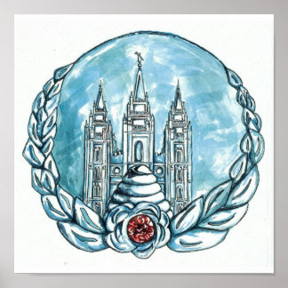 affiche de la médaille de la jeune femme