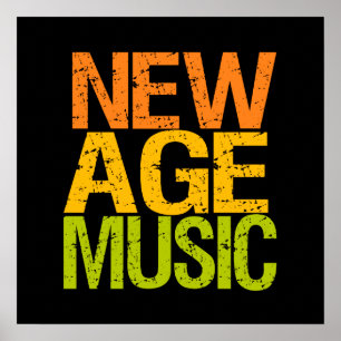Affiche de la musique du nouvel âge