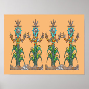 Affiche de la mythologie navajo