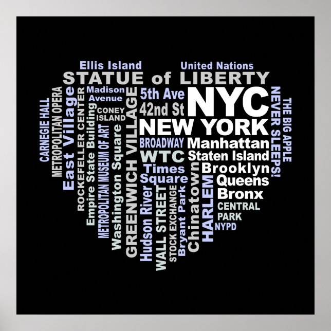 Affiche de la NYC (Devant)