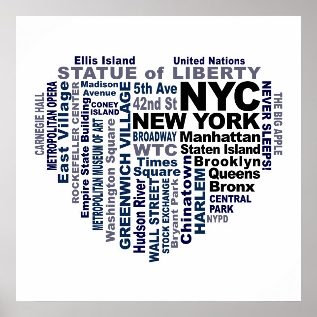 Affiche de la NYC (Devant)