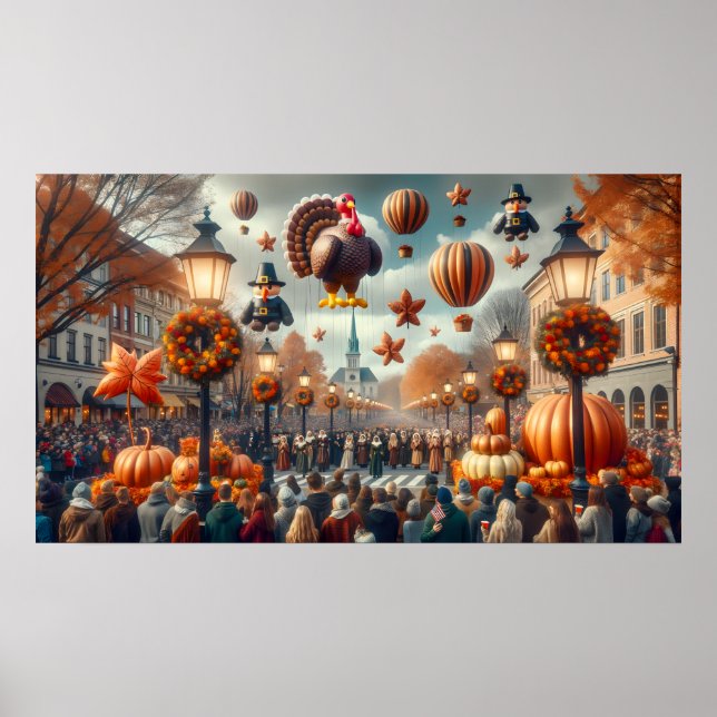 Affiche de la parade de Thanksgiving (Devant)