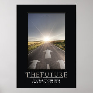 Affiche de la parodie motivationnelle du futur