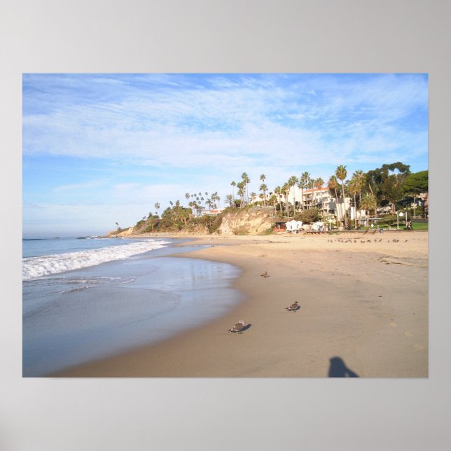 Affiche de la plage de Californie (Devant)