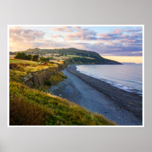 Affiche de la plage de Greystones Affiche de la