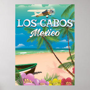 Affiche de la plage de Los Cabos au Mexique
