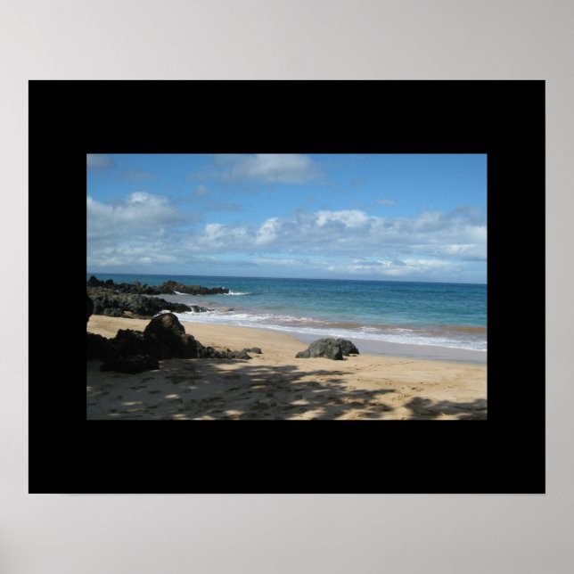 Affiche de la plage de Maui (Devant)