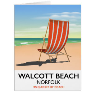Affiche de la plage de Walcott, bord de mer de Nor