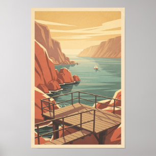 Affiche de la plate-forme d'observation de Sunlit