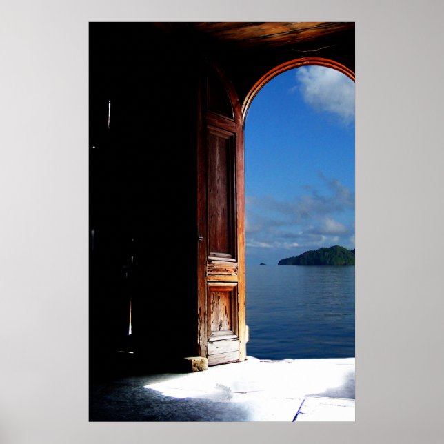 Affiche de la porte de rêve tropical (Devant)