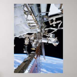Affiche de la poutre tribord de la Station spatial