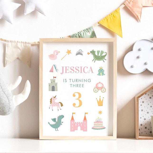 Affiche de la Princesse Dragon Château Anniversair (Créateur téléchargé)