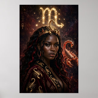 Affiche de la Reine Africaine Scorpion