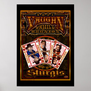 Affiche de la Réunion de Vaughn de famille