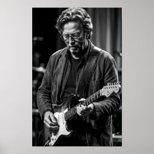 Affiche de la rêverie de guitare de minuit emprein