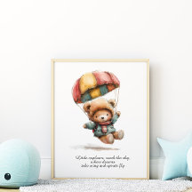 Affiche de la salle des petits explorateurs Teddy