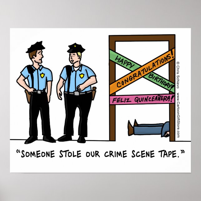 Affiche de la scène de crime (Devant)