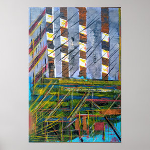 affiche de la scène urbaine Abstraite