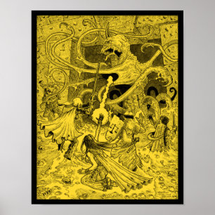 Affiche de la sépia Zargon 11x14