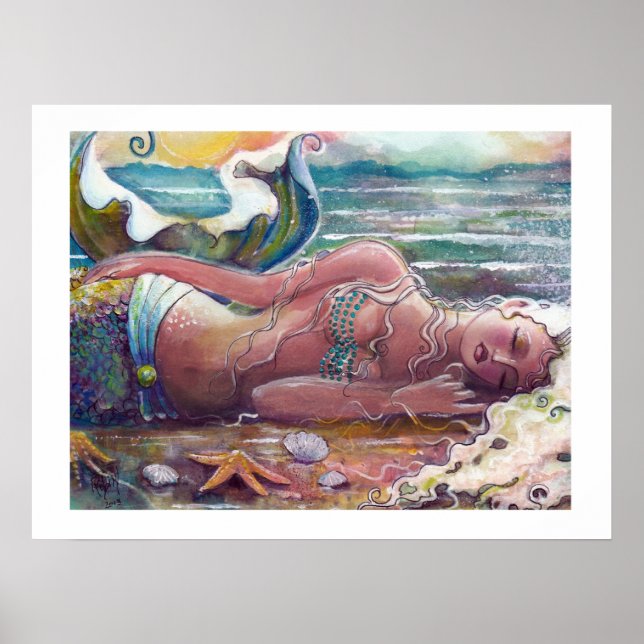Affiche de la sirène endormie (Devant)