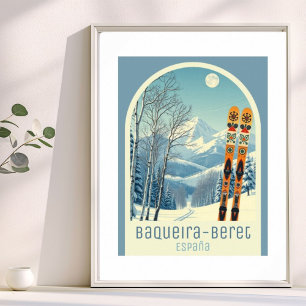 Affiche de la station de Baqueira-Beret Espagne Es