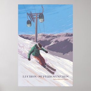Affiche de la station de ski Luchon-Superbagnères 